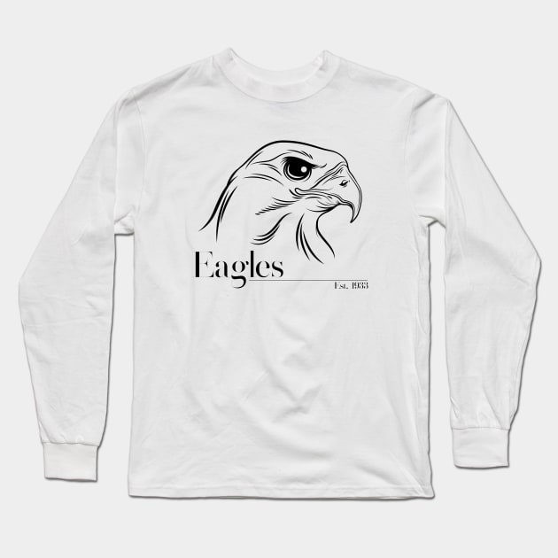 Eagles Est.1933 Vintage Long Sleeve T-Shirt by Nana On Here